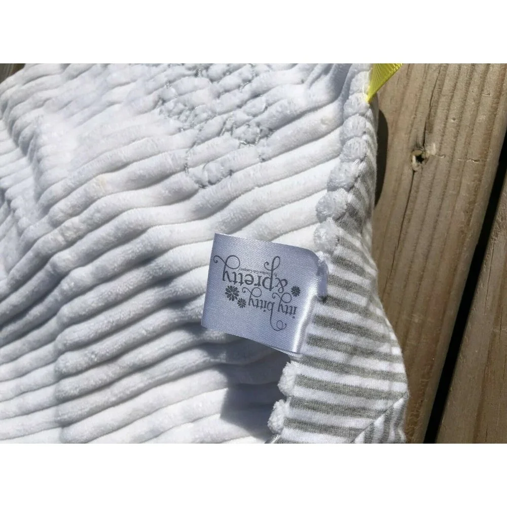 Itty Bitty & Pretty Lovey Security‎ Blanket Gray
